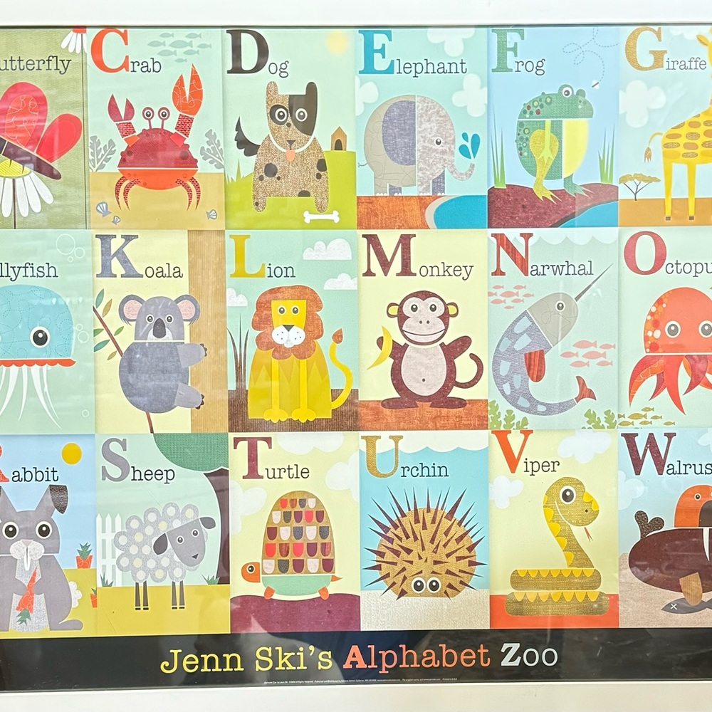 Kids abc &number frame